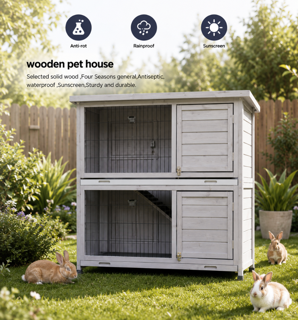 Double-Level Bunny Cage
