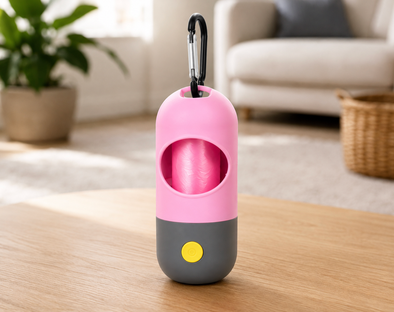Led Light Pet Waste Bag Dispenser
