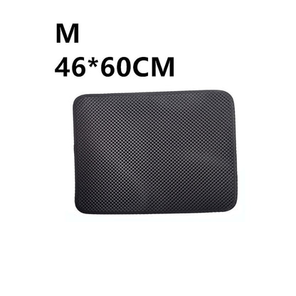 Double-Layer Cat Litter Mat