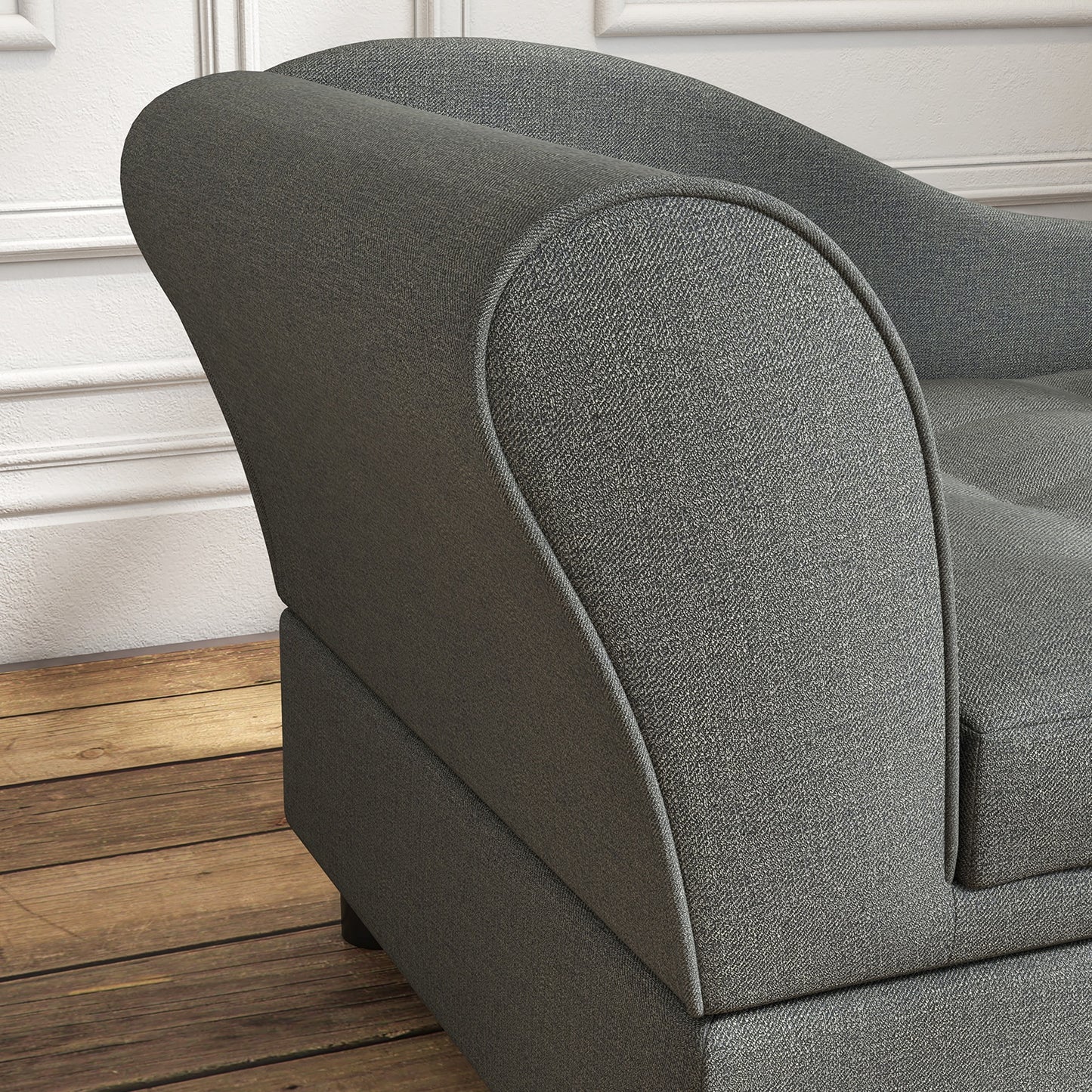 Luxury Small Dog Sofa Bed – Dark Gray