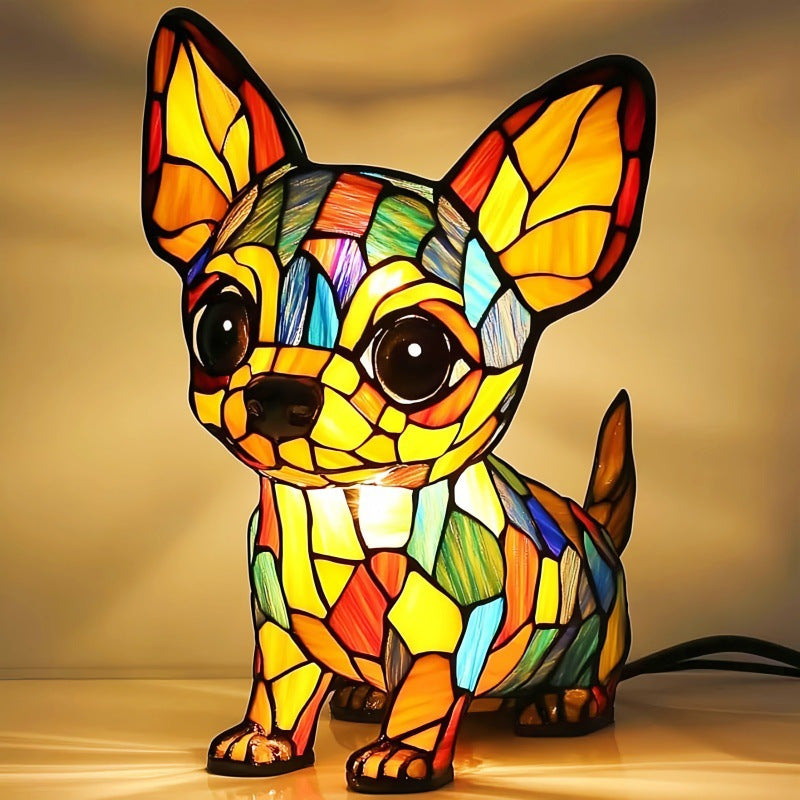 Pet LED Night Lamp Statue
