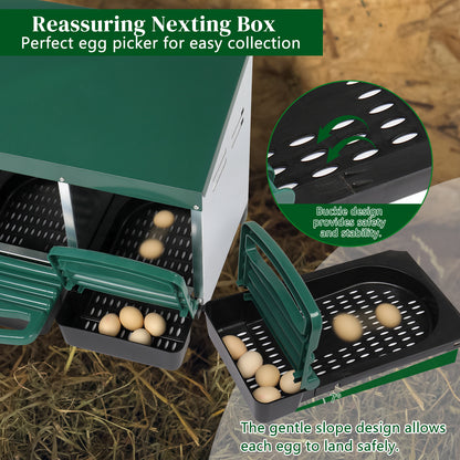 Dual-Compartment Chicken House
