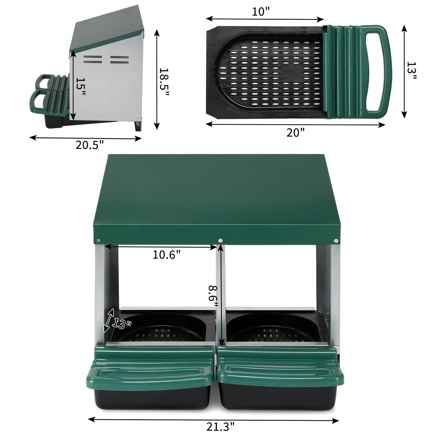 Dual-Compartment Chicken House