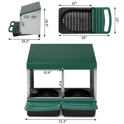 Dual-Compartment Chicken House