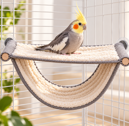 Parrot Hammock for Birds – Soft Hanging Cage Bed