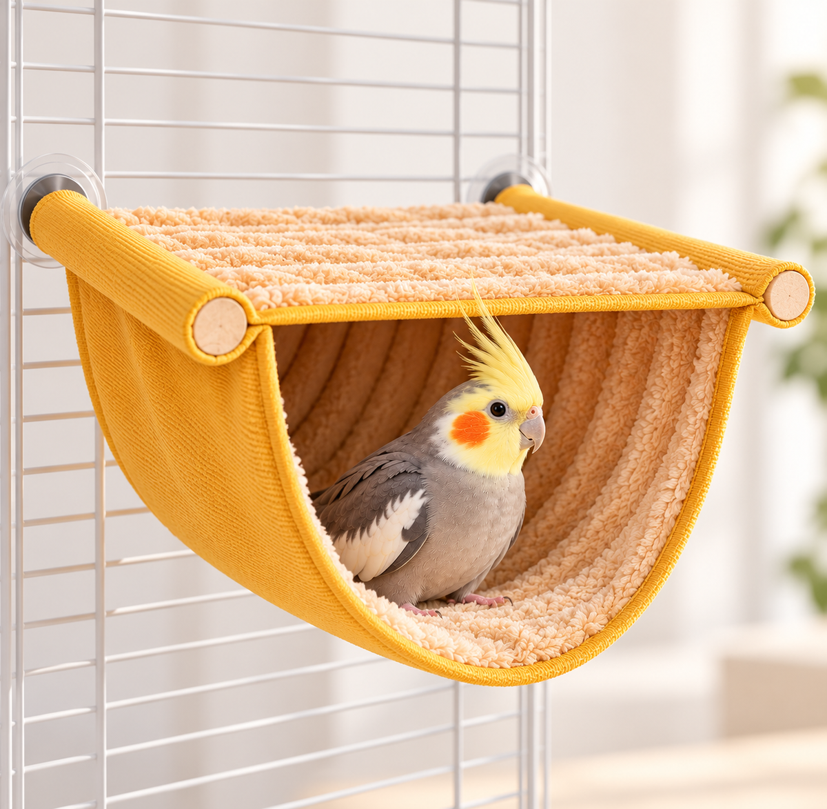 Parrot Hammock for Birds – Soft Hanging Cage Bed