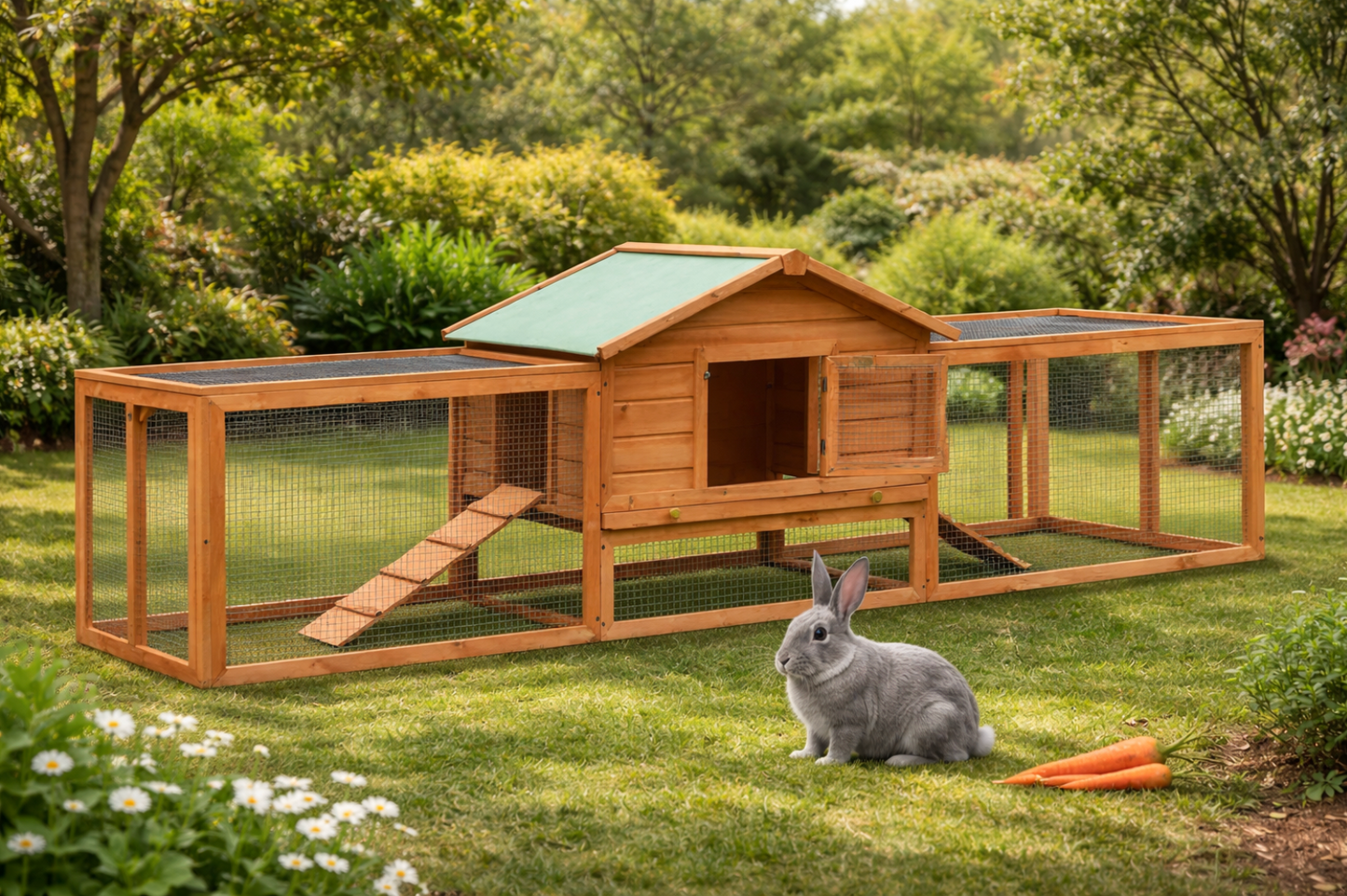 Rabbit Hutch 310x Pine & Fir Wood