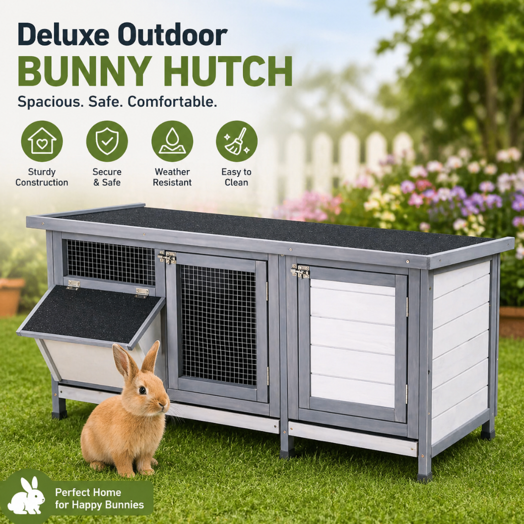 Deluxe Rabbit Hutch Cage