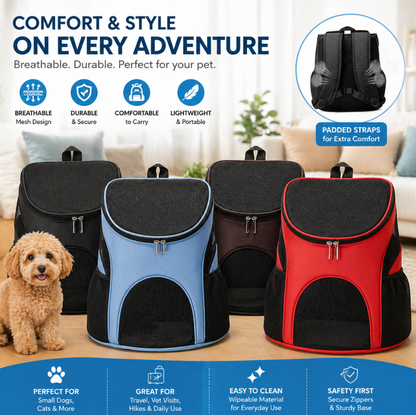 Pet Carrier Backpack for Dogs & Cats
