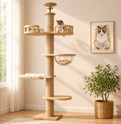Vertical Floor-to-Ceiling Activity Tree