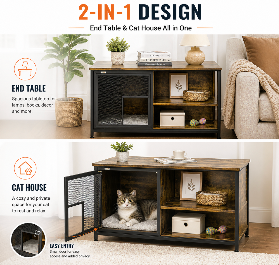 Wooden Crate – Furniture-Style