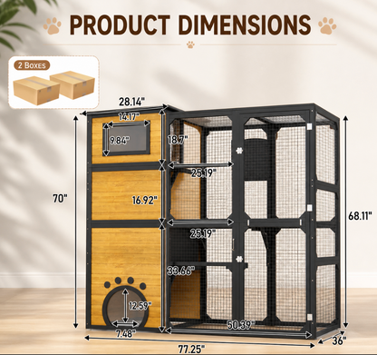 4 Tiers Cat Enclosure