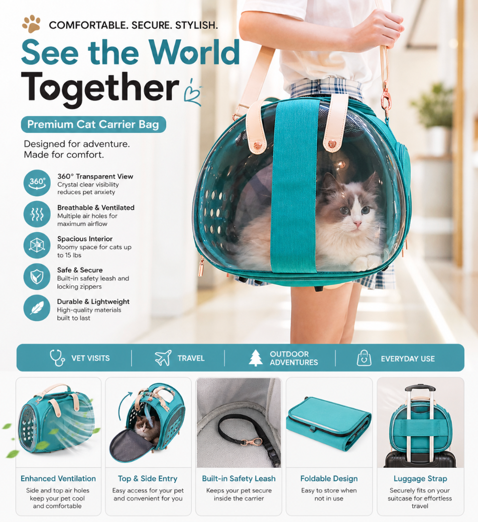 Transparent Pet Backpack