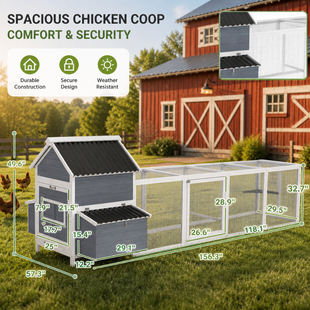Chicken Coop For 10-15 Chickens