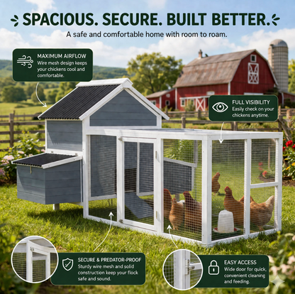 Chicken Coop For 10-15 Chickens