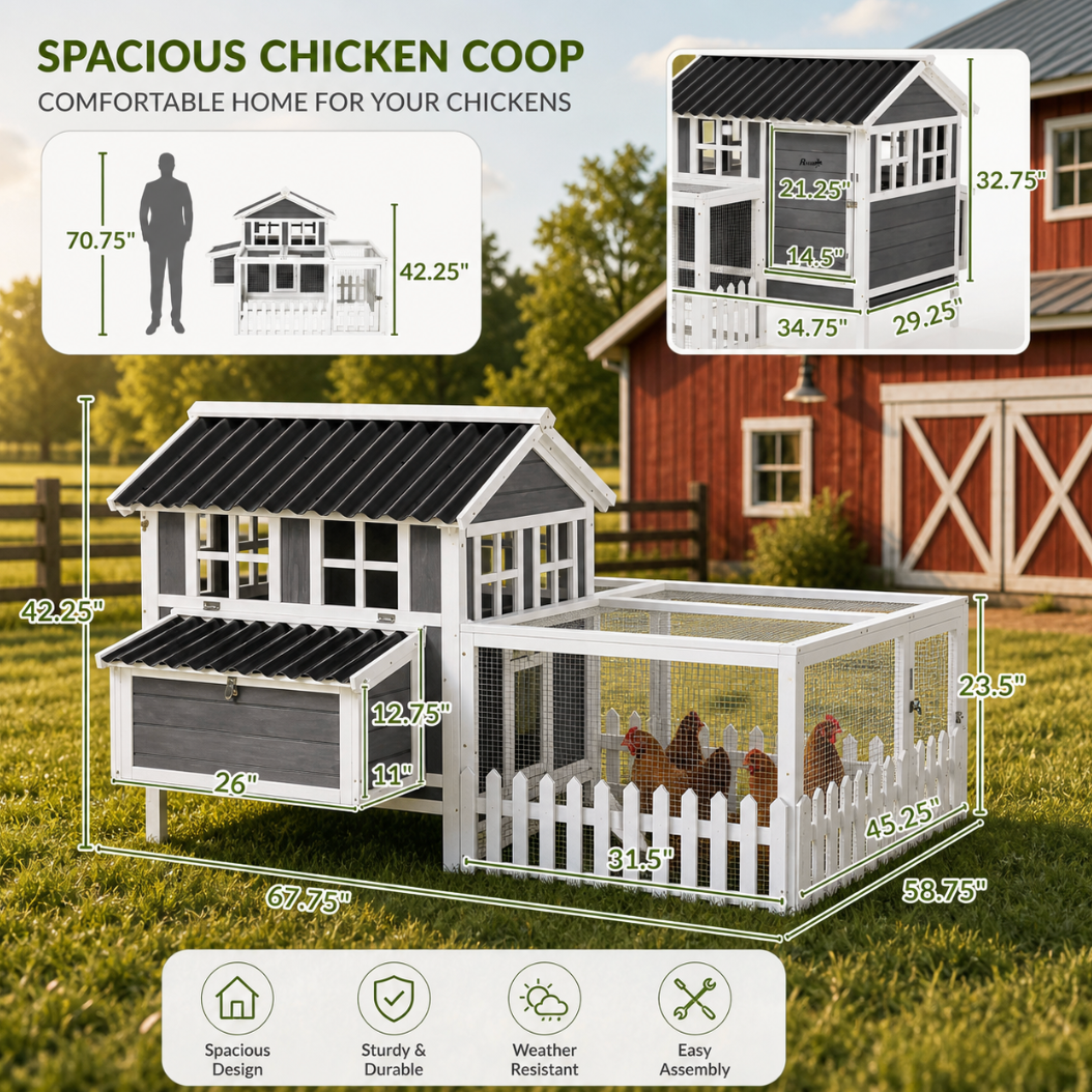 Chicken Coop, 1-2 Chickens