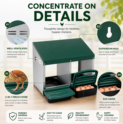 Dual-Compartment Chicken House