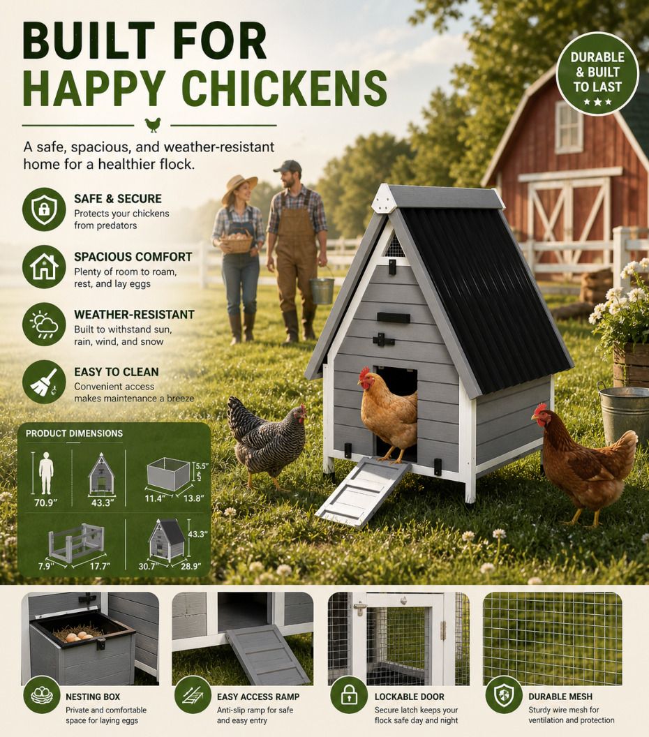 Chicken Coop for 2 Chickens