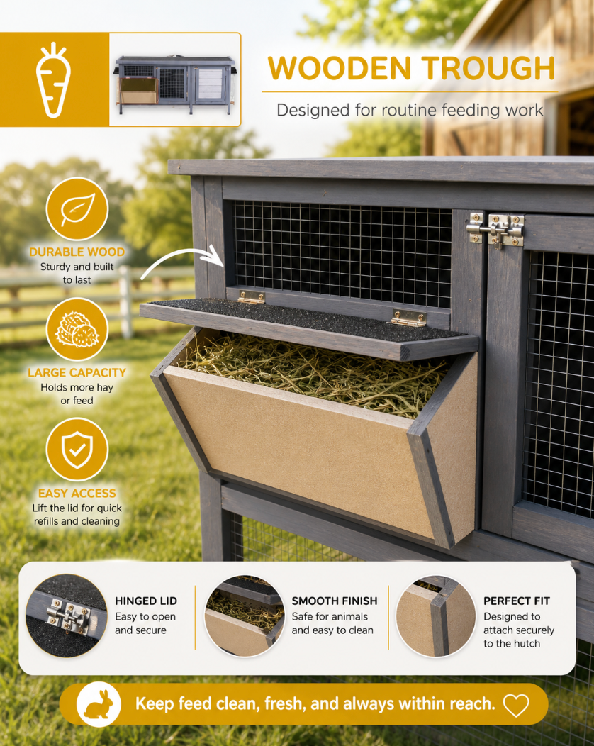 Deluxe Rabbit Hutch Cage