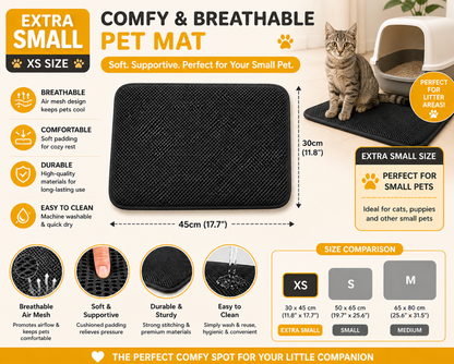 Double-Layer Cat Litter Mat