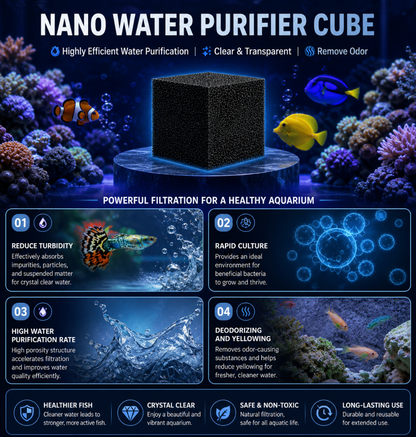 Fish Tank Water Purification Cube
