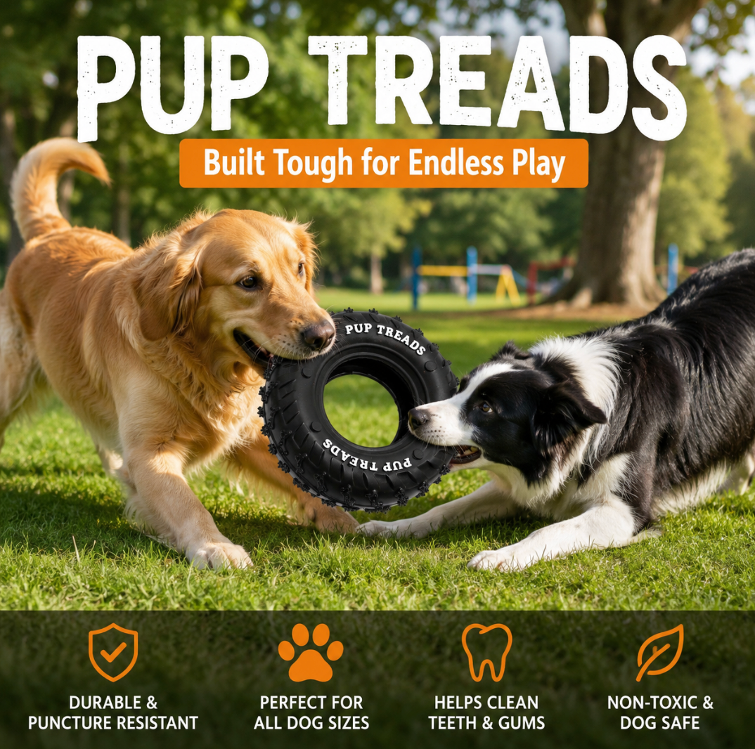Dog Toy Rubber Tire