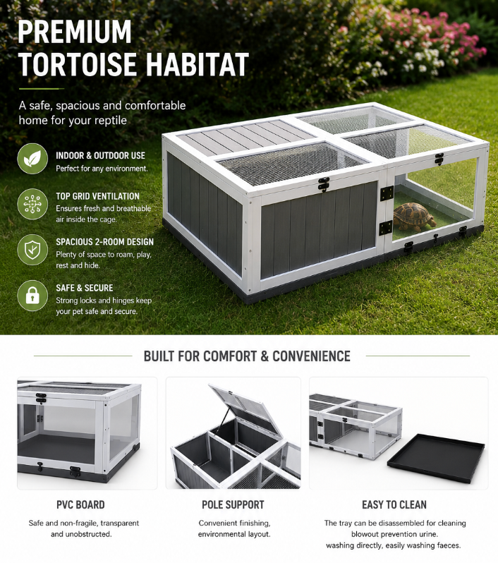 Wooden Turtle House