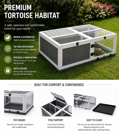 Wooden Turtle House