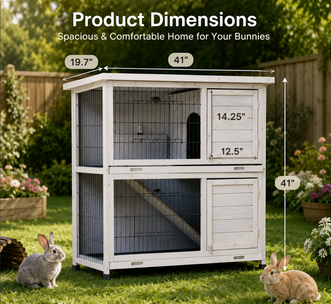 Double-Level Bunny Cage