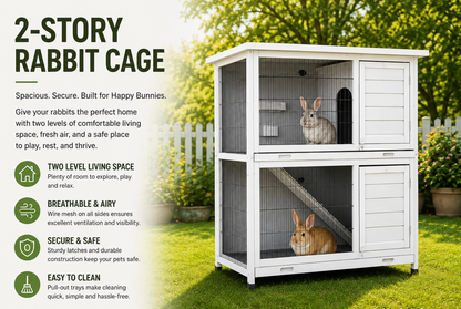 Double-Level Bunny Cage