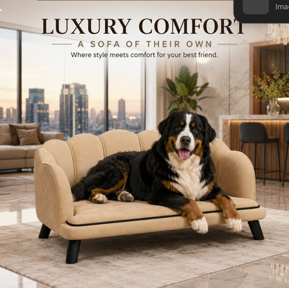Pearl Accent Pet Sofa Bed– Coffee