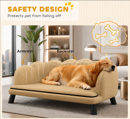 Pearl Accent Pet Sofa Bed– Coffee