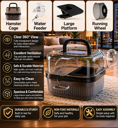 Hamster Travel Cage