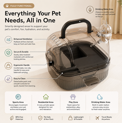 Hamster Travel Cage