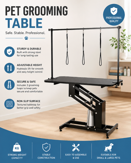 43" Hydraulic Grooming Table