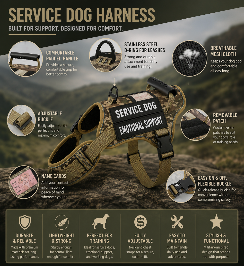 Service Dog Harness