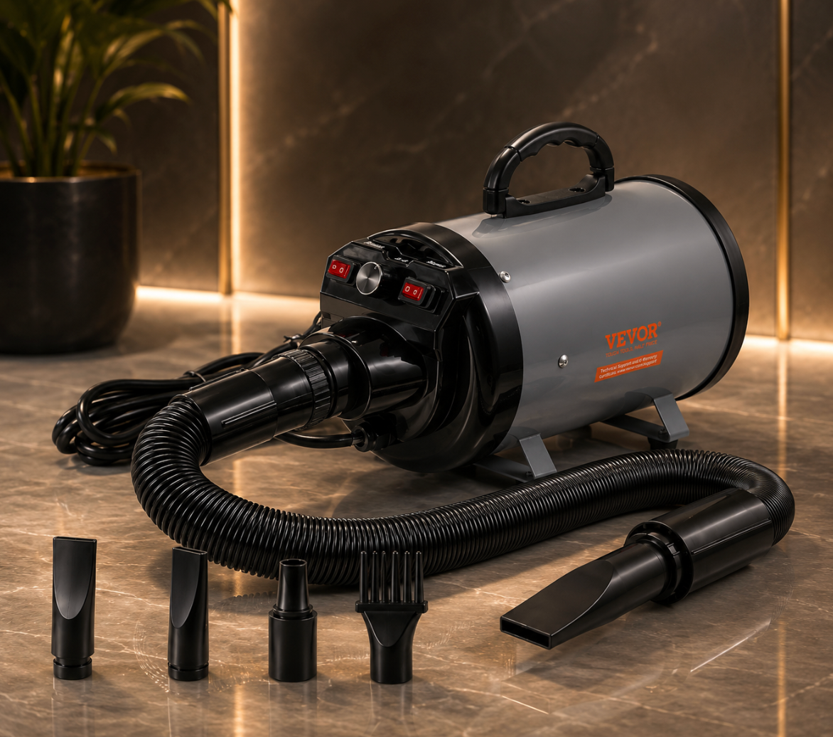 High-Velocity Dog Dryer