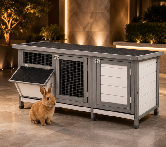 Deluxe Rabbit Hutch Cage