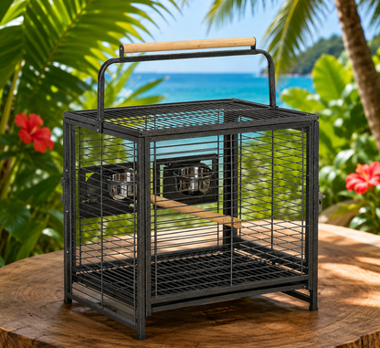PawHut Portable Parrot Travel Cage