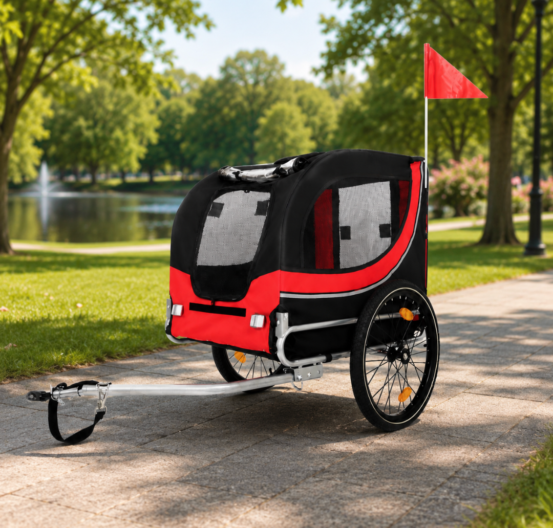 Heavy-Duty Dog Bike Trailer