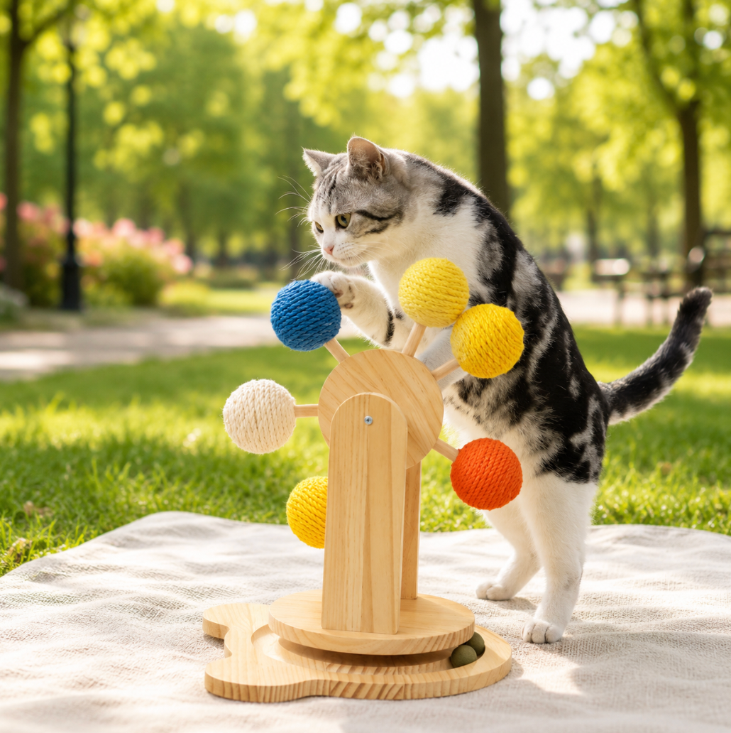 Cat Scratching Wheel