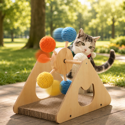Cat Scratching Wheel