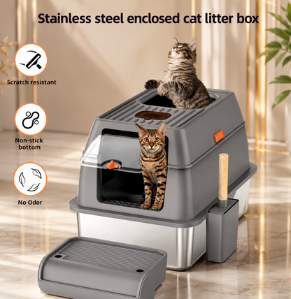 Stainless Steel Litter Box
