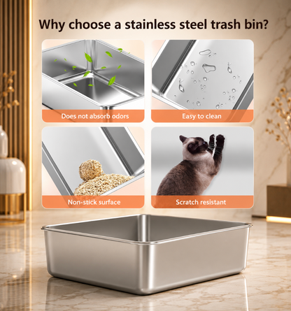 Stainless Steel Litter Box