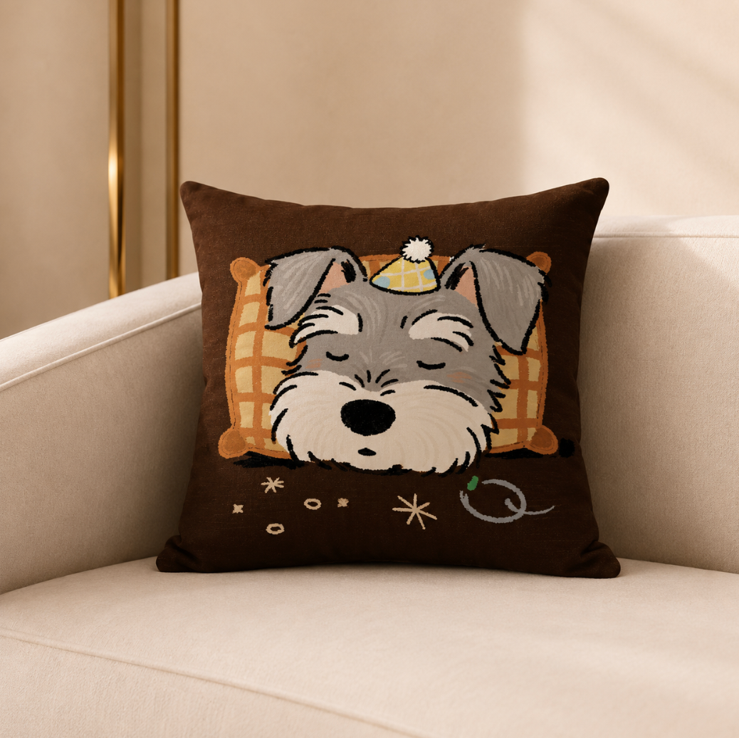 Schnauzer Pillowcase