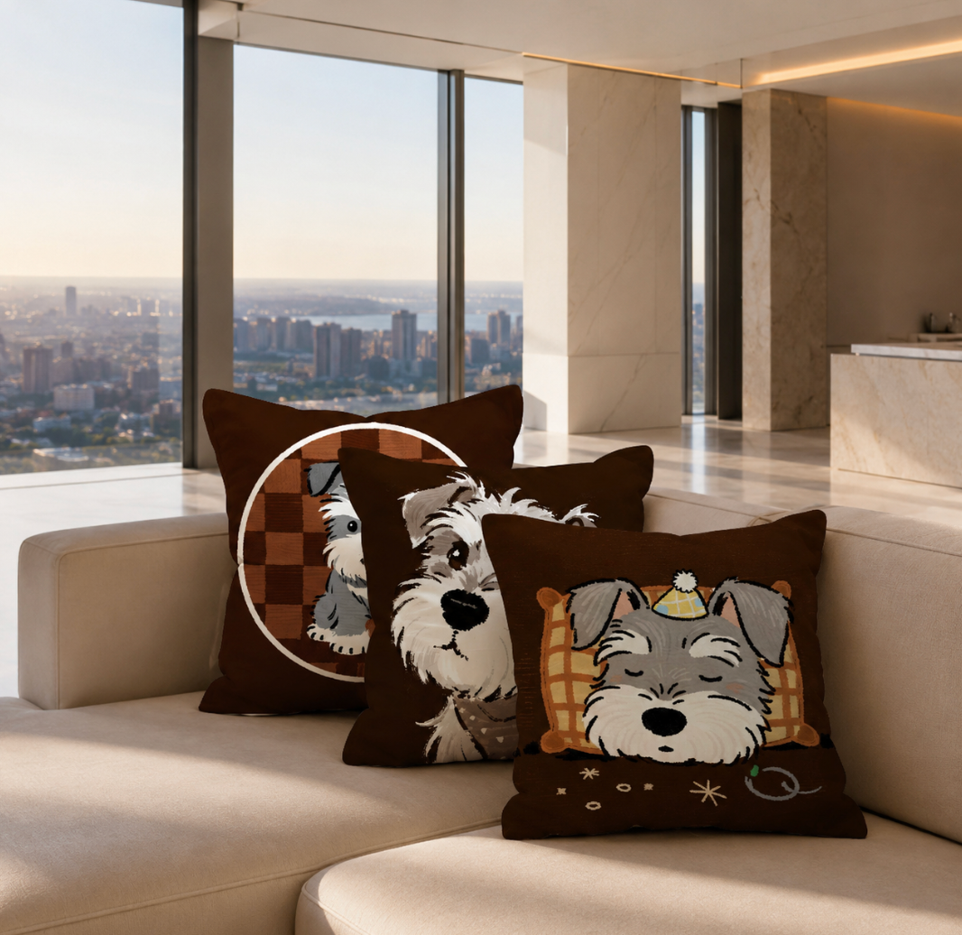 Schnauzer Pillowcase