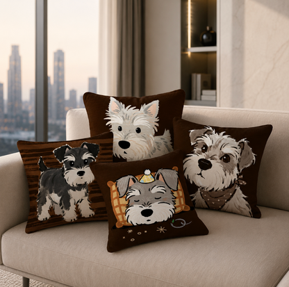 Schnauzer Pillowcase