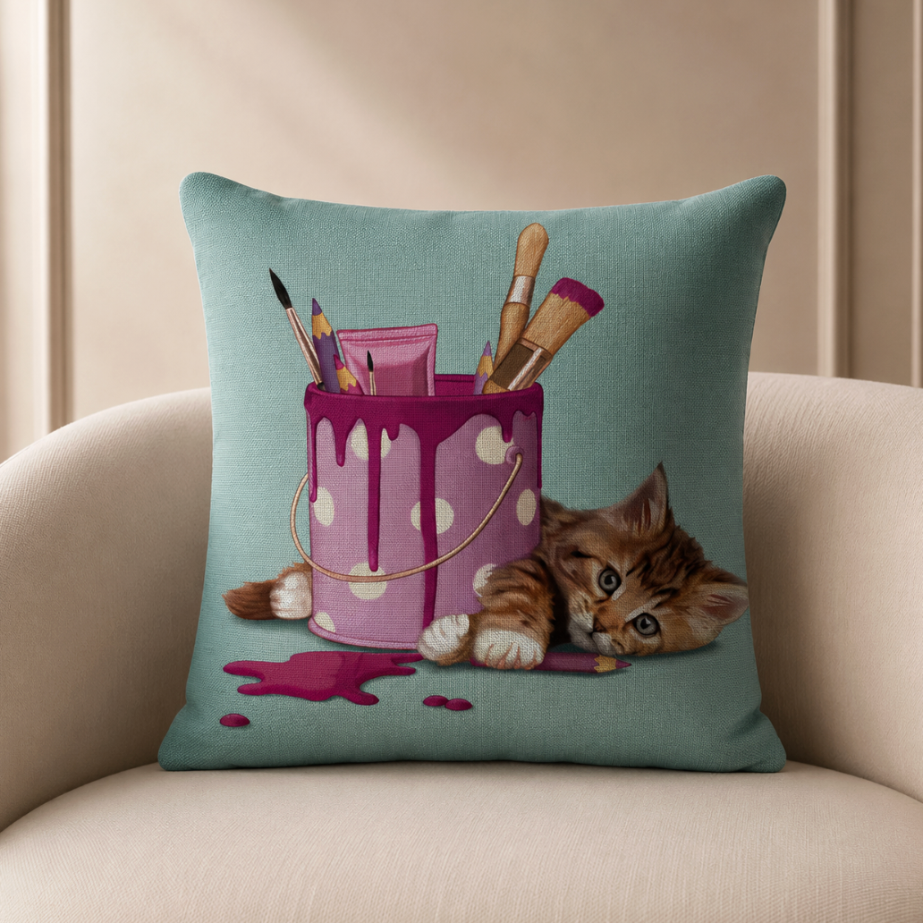 Pet Art Pillow Cover