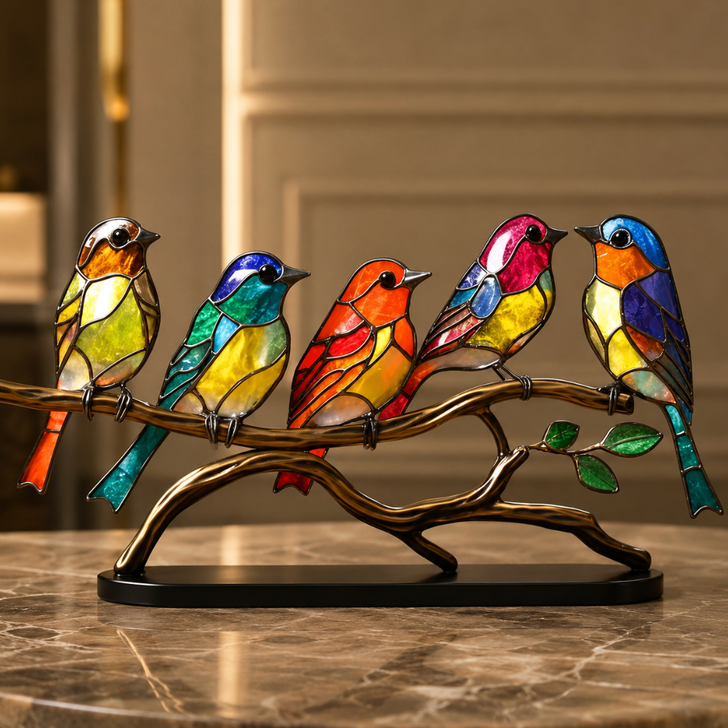 Birds On Branch Decor
