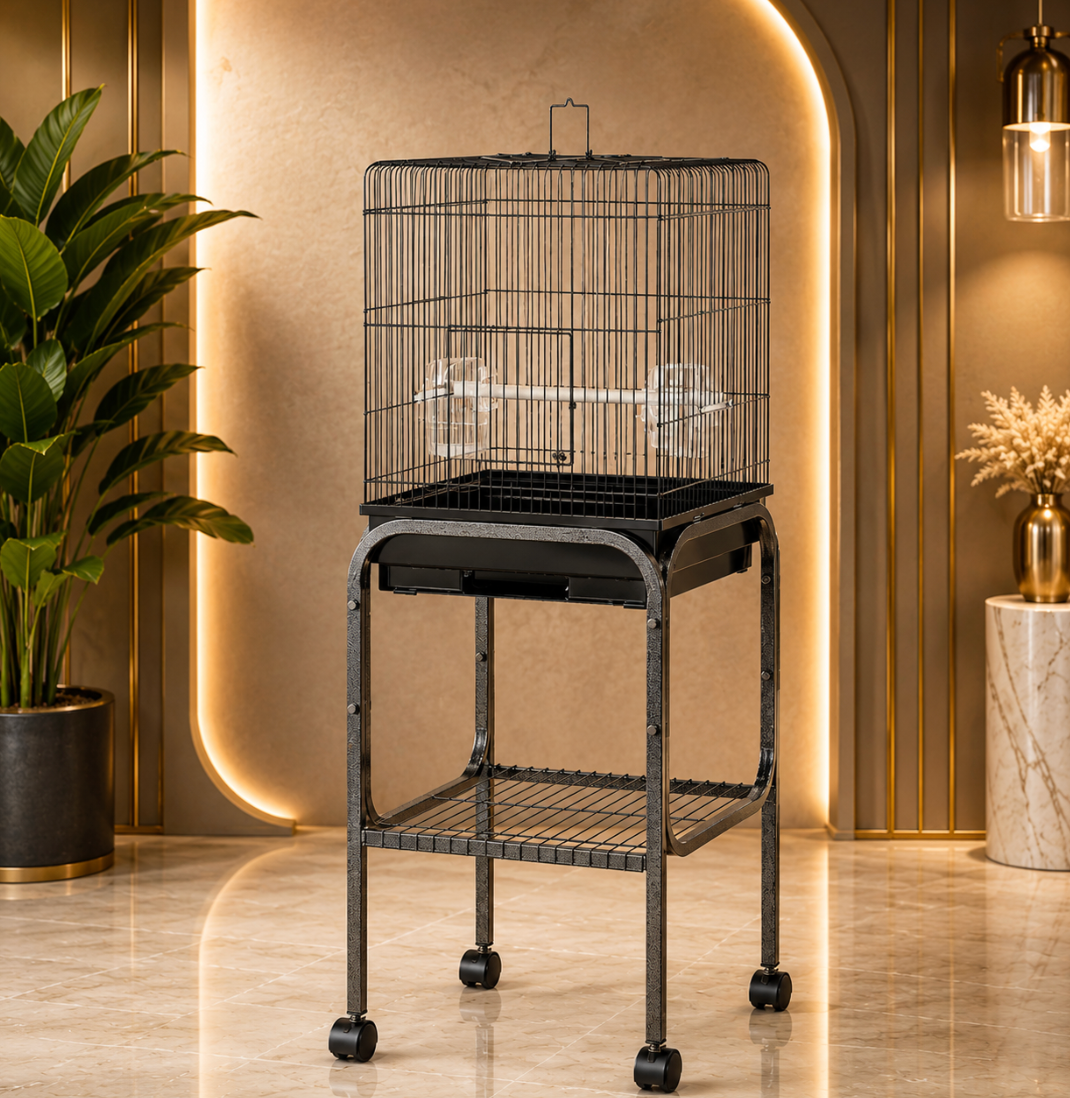 45-inch Metal Indoor Bird Cage
